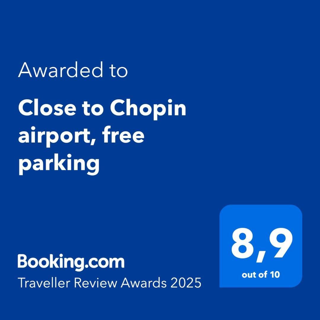 Close To Chopin Airport, Cybernetyki, Free Parking By Cosmo Spirit Varsovia Exterior foto